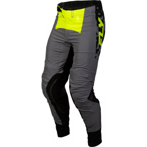 Pantalon enfant FLY RACING Lite Flake - gris/Hi-Vis/noir