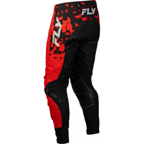 Pantalon enfant FLY RACING Lite Flake - rouge/gris/noir