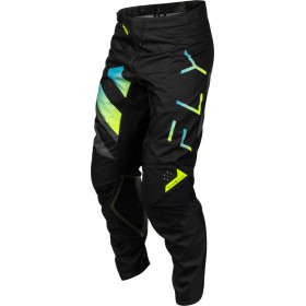 Pantalon FLY RACING Kinetic Volt - noir/gris/Teal/jaune