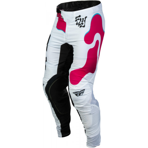 Pantalon enfant FLY RACING Lite Vibe - blanc/rose/bleu