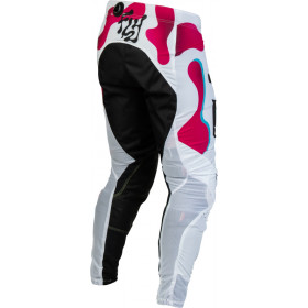 Pantalon enfant FLY RACING Lite Vibe - blanc/rose/bleu