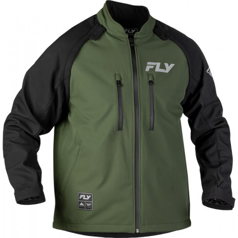 Veste FLY RACING Patrol Softshell - vert/noir