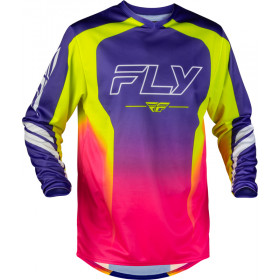 Maillot FLY RACING F-16 Raze - violet/rouge/jaune