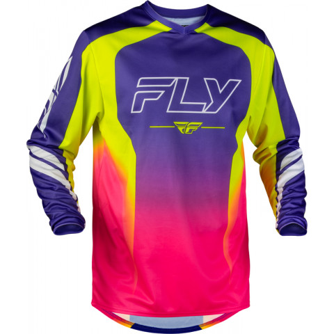 Maillot FLY RACING F-16 Raze - violet/rouge/jaune