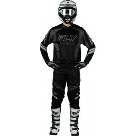 Maillot FLY RACING F-16 Raze - noir/gris