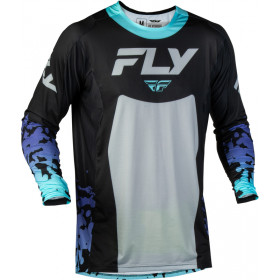 Maillot FLY RACING Lite Flake - noir/gris/multi