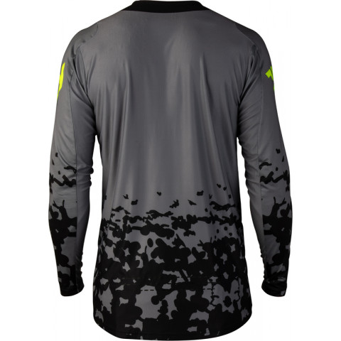 Maillot FLY RACING Lite Flake - gris/Hi-Vis/noir