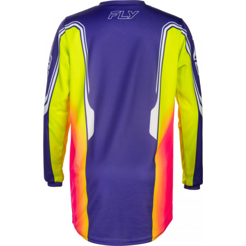 Maillot enfant FLY RACING F-16 Raze - violet/rouge/jaune