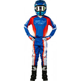 Maillot enfant FLY RACING F-16 Raze - rouge/blanc/bleu