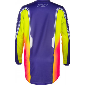 Maillot enfant FLY RACING F-16 Raze - violet/rouge/jaune