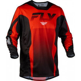 Maillot FLY RACING Kinetic Fade - rouge/noir/blanc