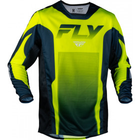 Maillot FLY RACING Kinetic Fade - Hi-Vis/Navy/blanc
