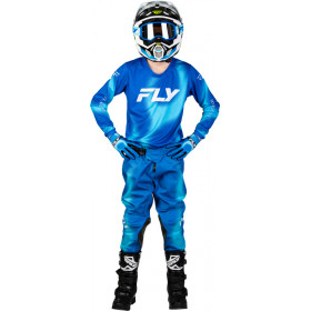 Maillot enfant FLY RACING Kinetic Torch - Light Blue/bleu