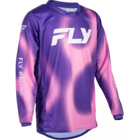 Maillot enfant FLY RACING Kinetic Torch - violet/rose