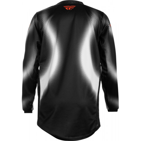 Maillot enfant FLY RACING Kinetic Torch - noir/blanc/orange