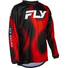 Maillot enfant FLY RACING Kinetic Torch - noir/rouge/blanc