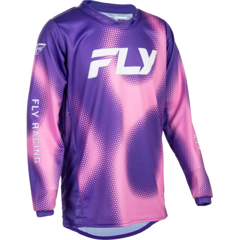 Maillot enfant FLY RACING Kinetic Torch - violet/rose