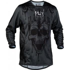 Maillot FLY RACING Kinetic Dark Series - gris/noir