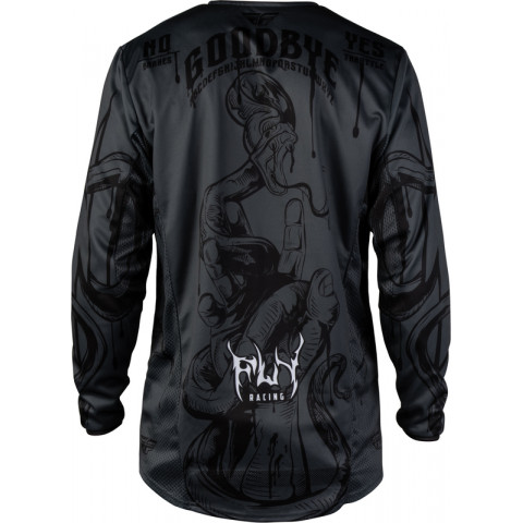Maillot FLY RACING Kinetic Dark Series - gris/noir