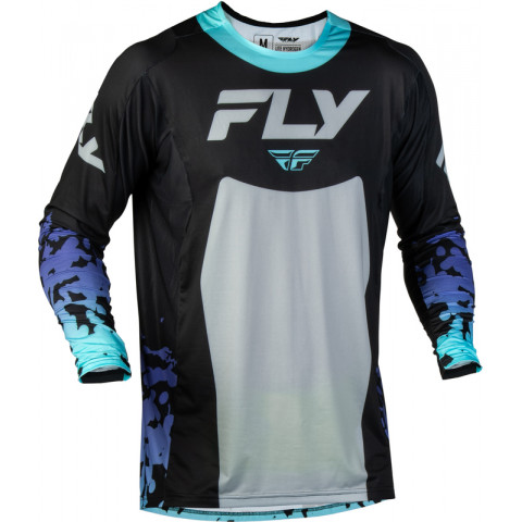 Maillot enfant FLY RACING Lite Flake - noir/gris/multi