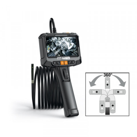 Vidéoscope électronique BETA avec sonde flexible et rotative