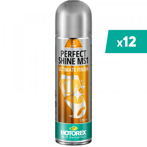Spray brillance MOTOREX Perfect Shine MS1 - 500ml (x12)