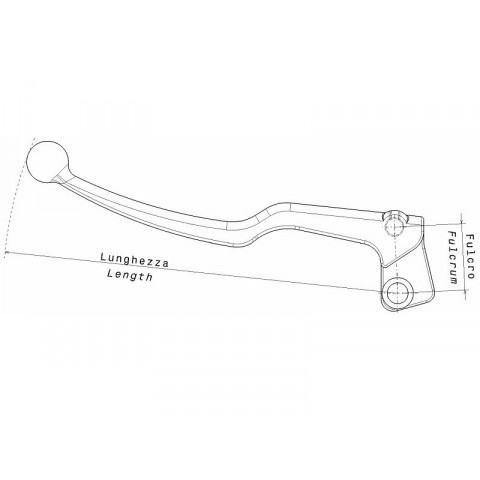 Levier d'embrayage DOMINO F33