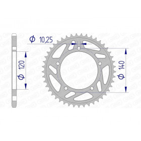 Couronne AFAM alu standard - 520