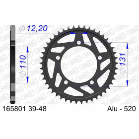 Couronne AFAM alu standard - 520