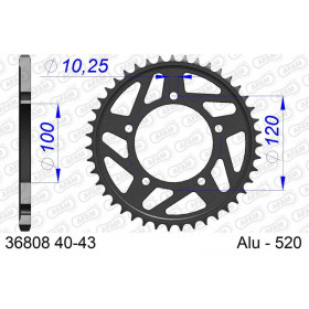Couronne AFAM alu standard - 520