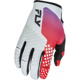 GANTS FLY RACING KINETIC - GRIS/ROUGE/VI