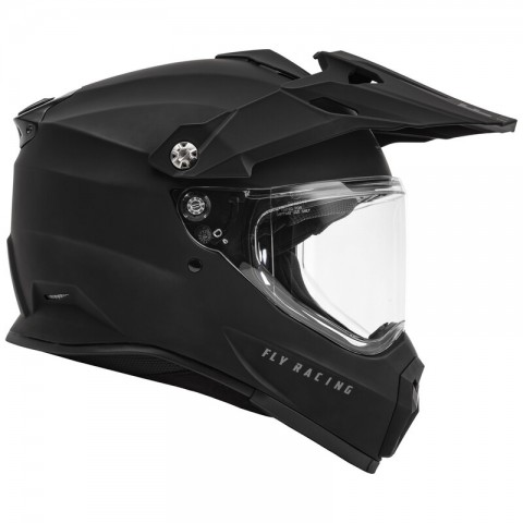 CASQUE FLY RACING TREKKER SOLID - NOIR MATT M