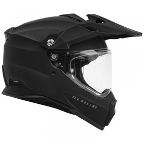 CASQUE FLY RACING TREKKER SOLID - NOIR MATT M