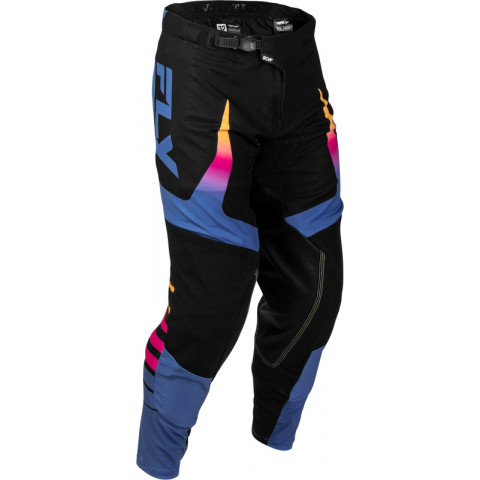 Pantalon FLY RACING Evolution DST Limited Edition Bolt - noir/bleu/multi