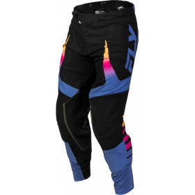Pantalon FLY RACING Evolution DST Limited Edition Bolt - noir/bleu/multi