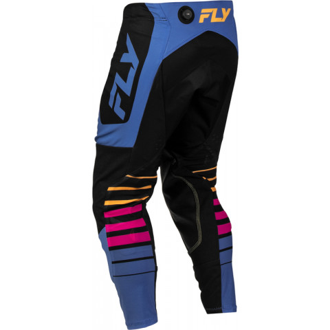 Pantalon FLY RACING Evolution DST Limited Edition Bolt - noir/bleu/multi