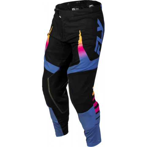 Pantalon FLY RACING Evolution DST Limited Edition Bolt - noir/bleu/multi