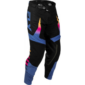 Pantalon FLY RACING Evolution DST Limited Edition Bolt - noir/bleu/multi