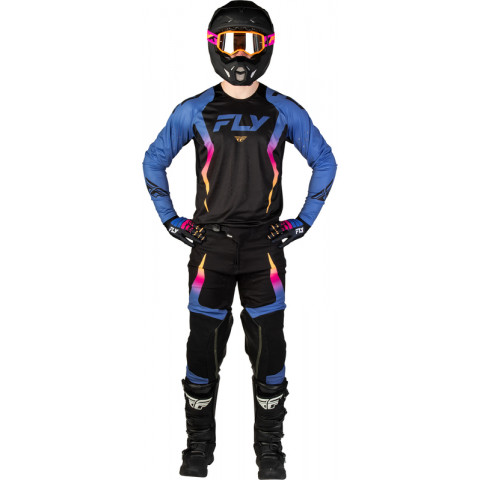 Maillot FLY RACING Evolution DST Limited Edition Bolt - noir/bleu/multi