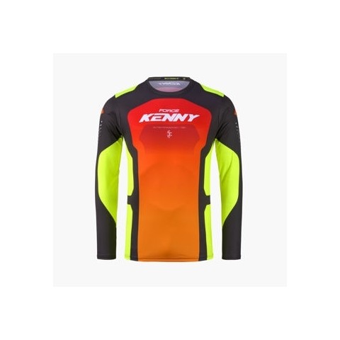 MAILLOT FORCE ADULTE RACE RED NEON YELLOW