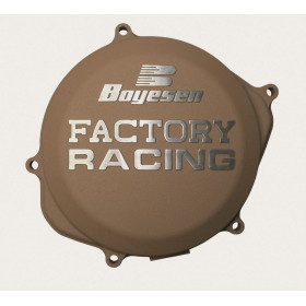 Couvercle de carter d’embrayage BOYESEN Factory Racing alu couleur magnésium Yamaha YZ250F