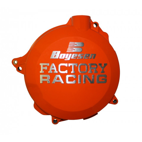 Couvercle de carter d’embrayage BOYESEN Factory Racing alu orange KTM EXC125/200