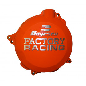 Couvercle de carter d’embrayage BOYESEN Factory Racing alu orange KTM EXC125/200