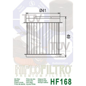 Filtre à huile HIFLOFILTRO HF168 Daelim NS125
