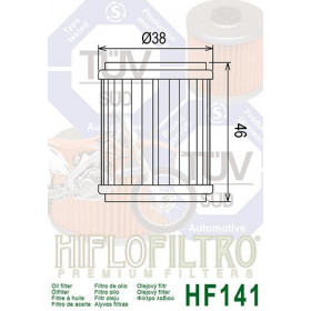 Filtre à huile HIFLOFILTRO HF141