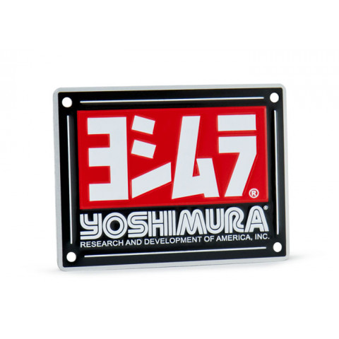 Pièce détachée - Plaque logo YOSHIMURA USA pour silencieux RS-4
