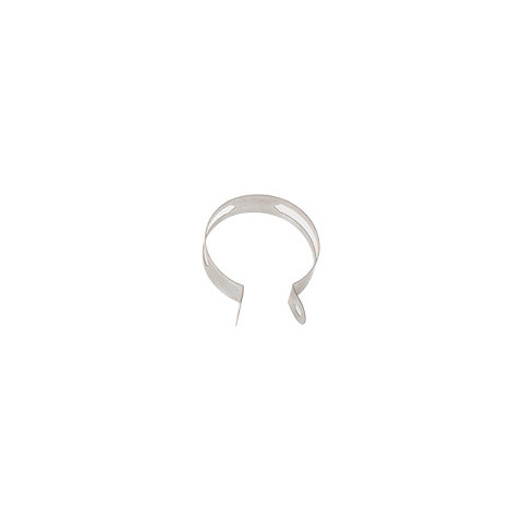 Pièce détachée - Collier de silencieux SCORPION Oval inox avec bande caoutchouc 35mm