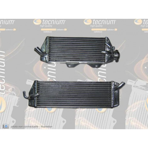 Radiateur oversize gauche Tecnium Kawasaki  Kx450f