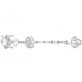Kit réparation de turbine WSM Yamaha GP 800
