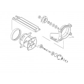 Kit réparation de turbine WSM Kawasaki 1200 STX-R